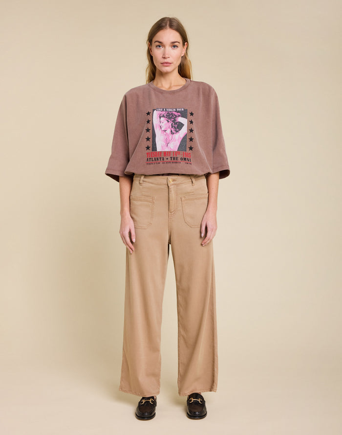 pantalon jane mocha PULLIN en coton