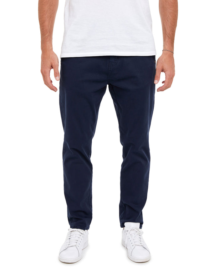 pantalon loose marine PULLIN en coton