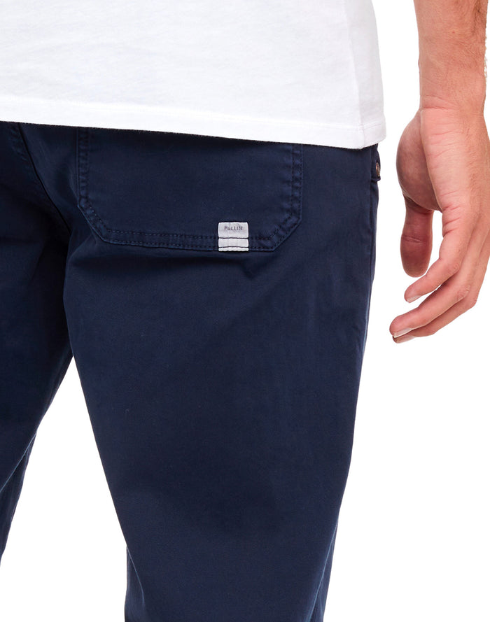 pantalon loose marine PULLIN en coton