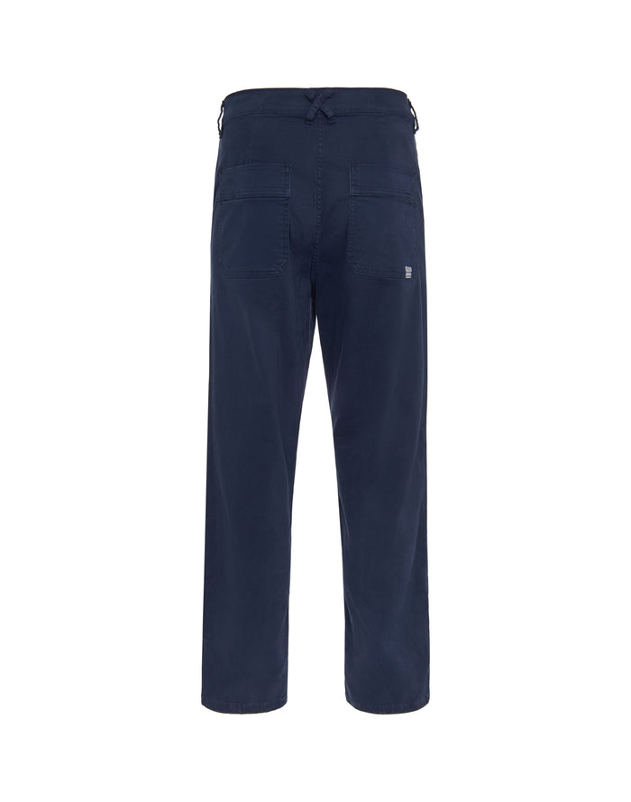 pantalon loose marine PULLIN en coton