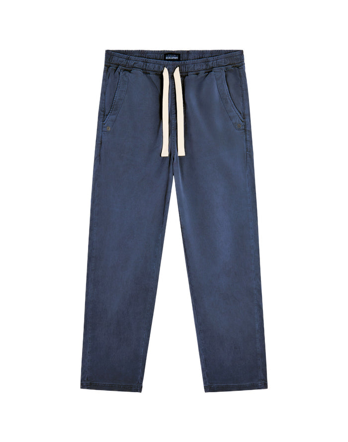 pantalon loose navy PULLIN en coton