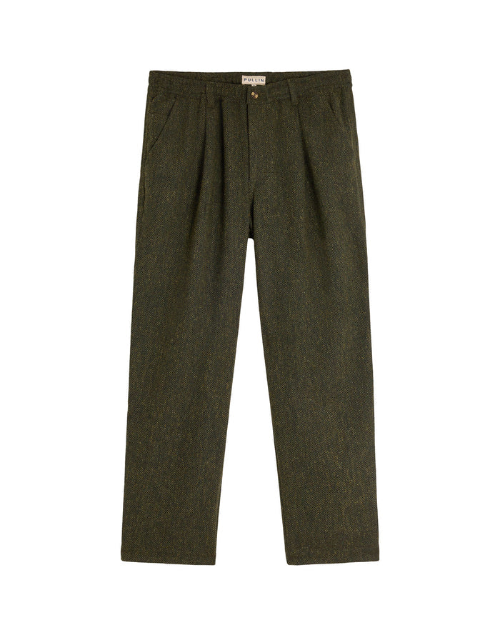 pantalon homme ozzy pant kaki PULLIN en polyester