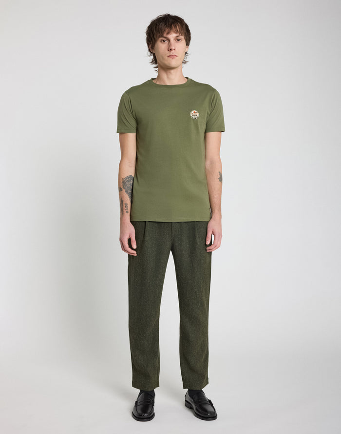 pantalon homme ozzy pant kaki PULLIN en polyester