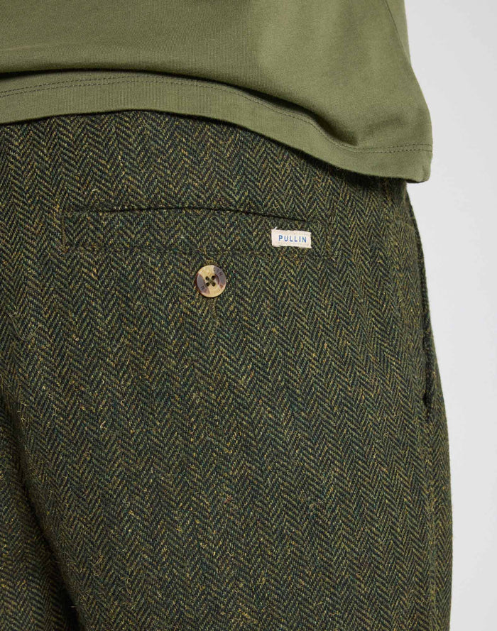 pantalon homme ozzy pant kaki PULLIN en polyester