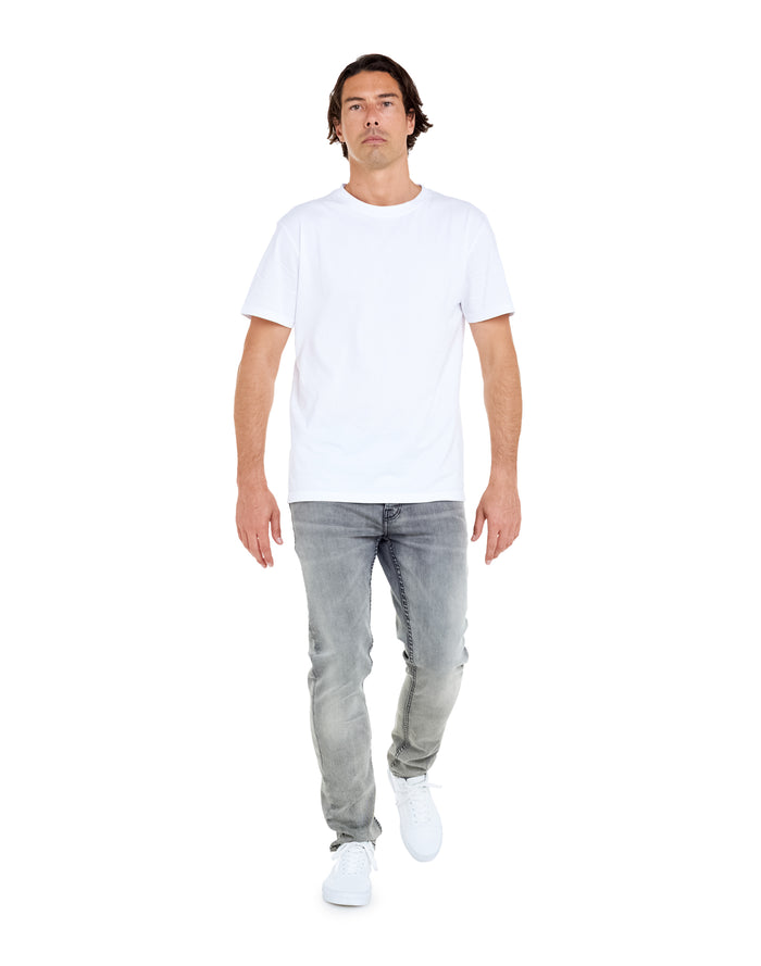 pantalon regular craie PULLIN en coton
