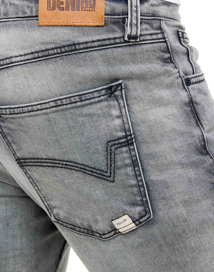 pantalon regular craie PULLIN en coton