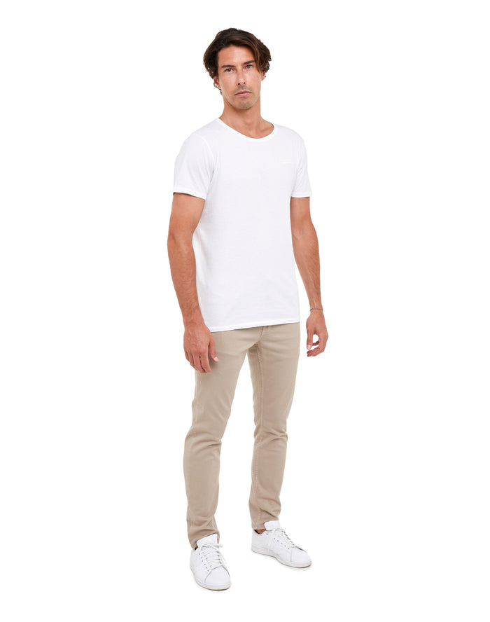 pantalon regular nature PULLIN en coton