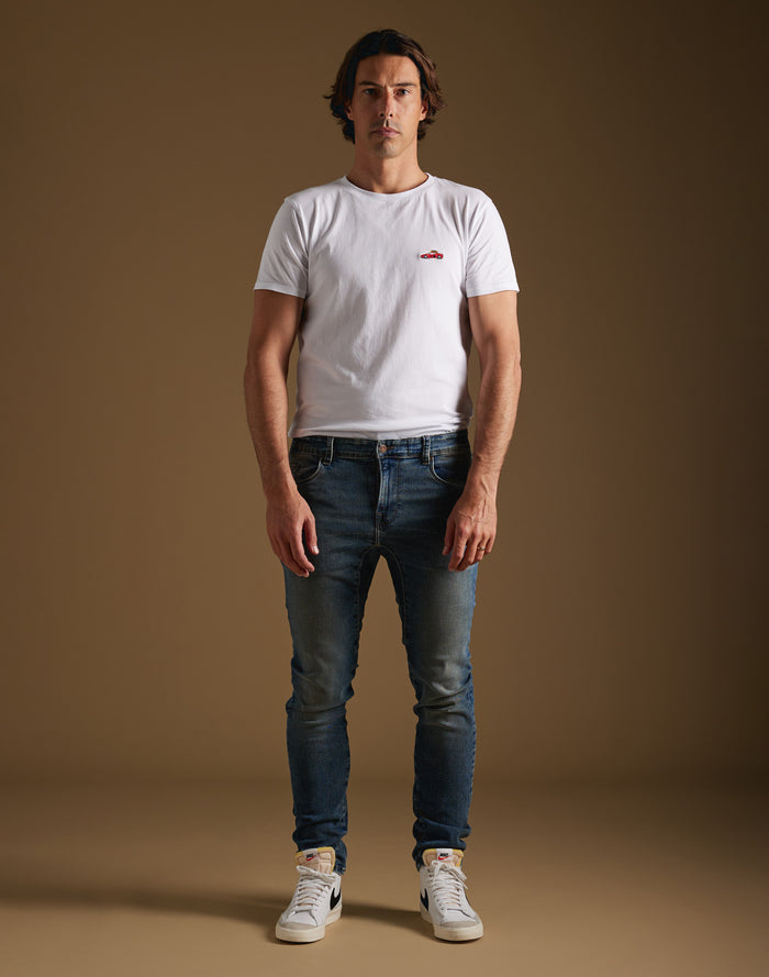 pantalon straight evel PULLIN en coton