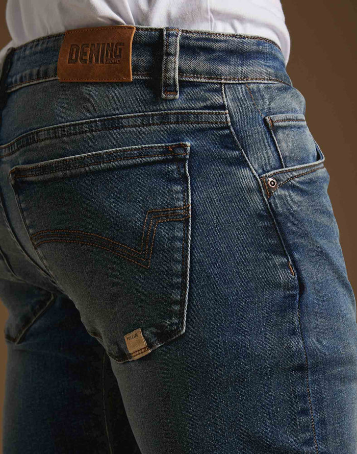 pantalon straight evel PULLIN en coton