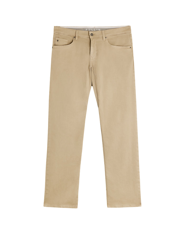 pantalon straight gravel PULLIN en coton