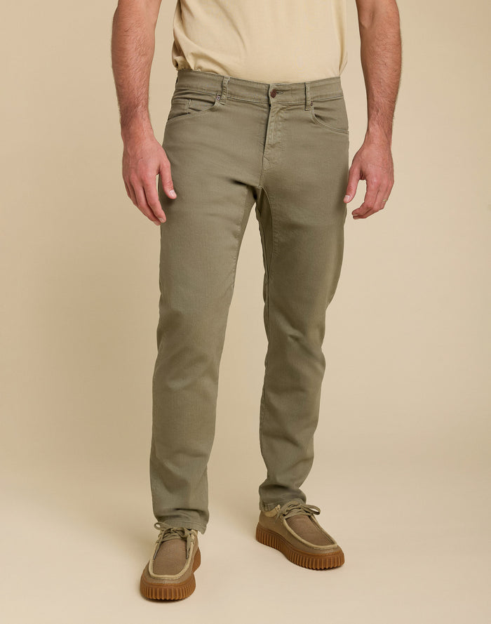 pantalon straight oil PULLIN en coton