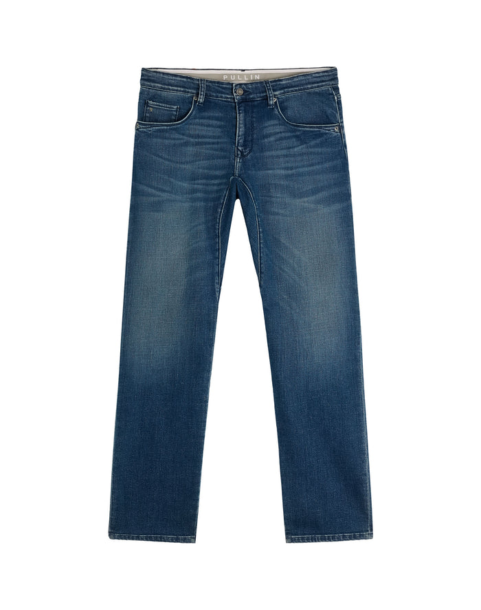 pantalon straight road PULLIN en coton