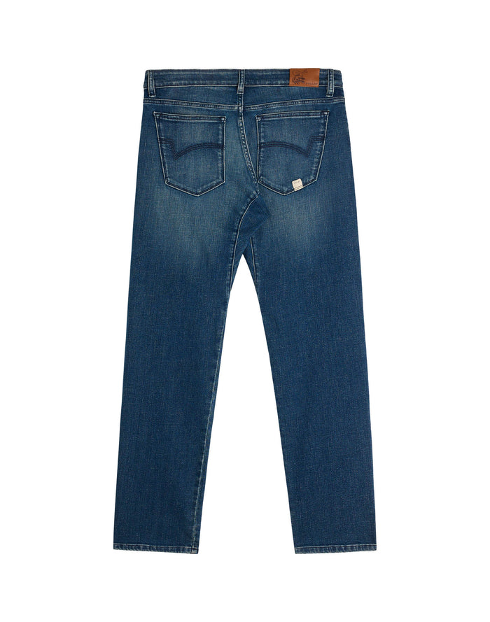 pantalon straight road PULLIN en coton
