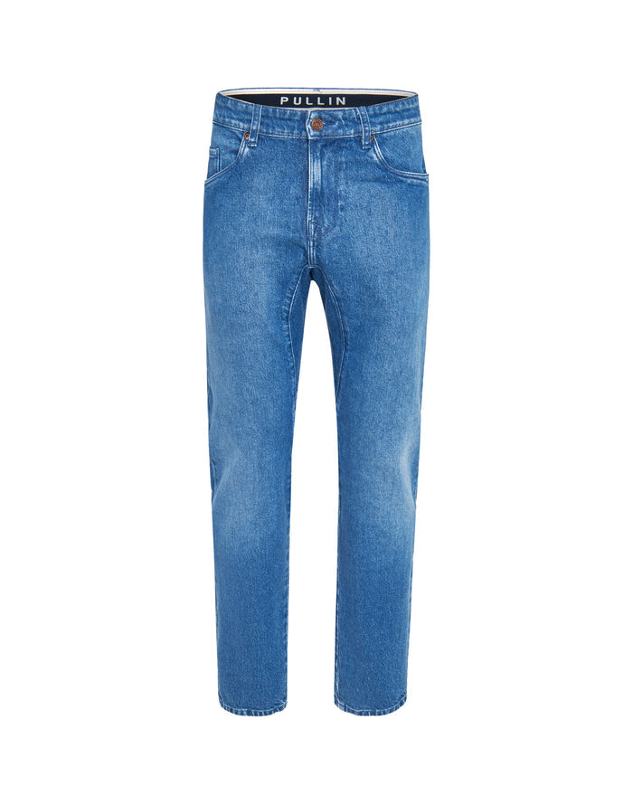 pantalon straight saltyblue PULLIN en coton