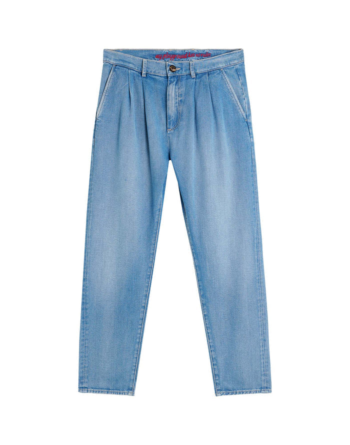 pantalon tapered bleach PULLIN en lyocell