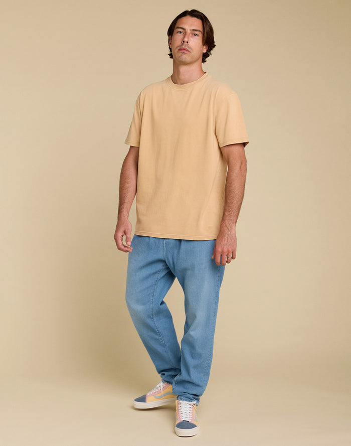 pantalon tapered bleach PULLIN en lyocell