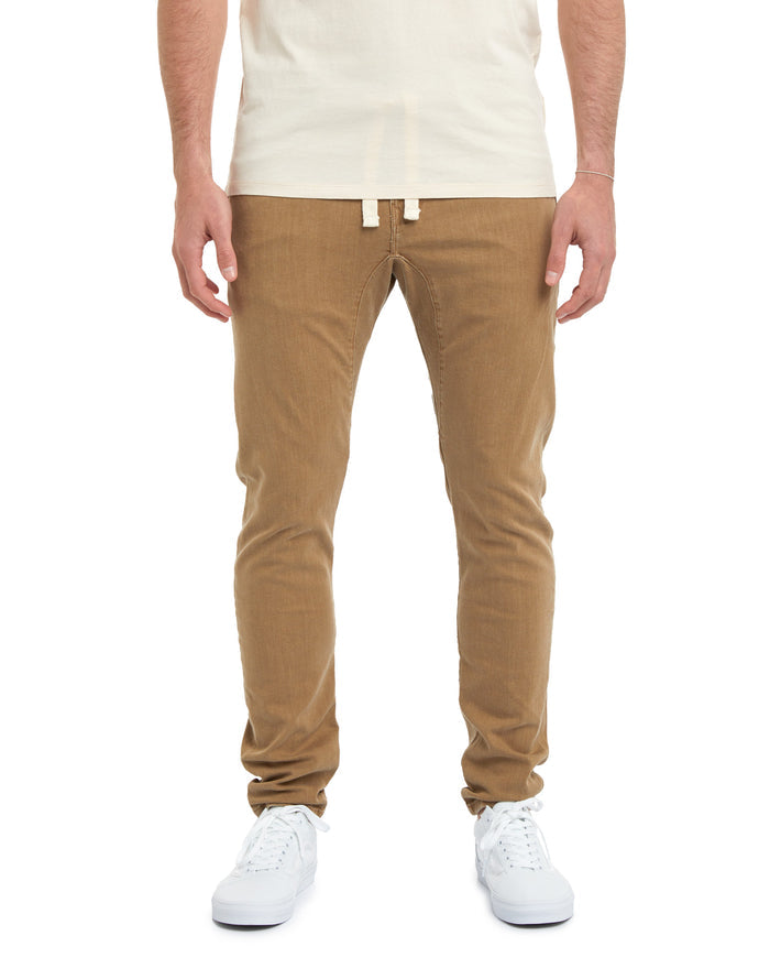 pantalon tapered terra PULLIN en coton