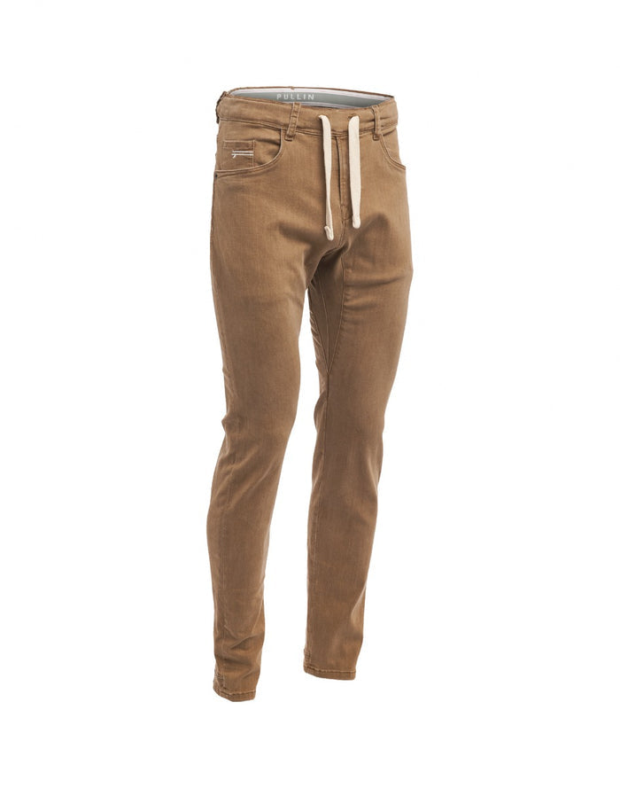 pantalon tapered terra PULLIN en coton