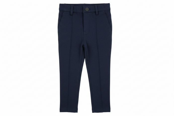 pants husky knit with seam - navy