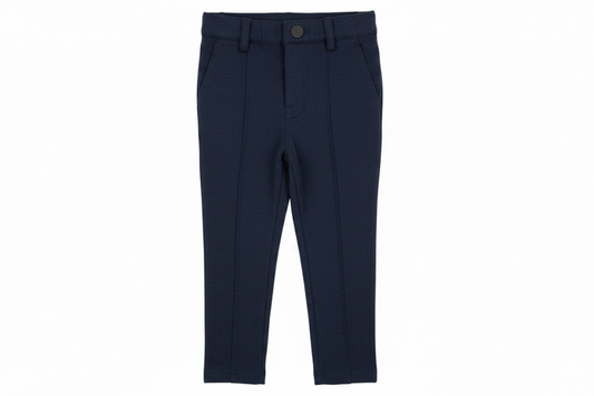 pants husky knit with seam - navy