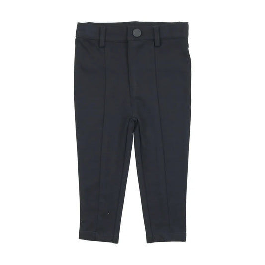 pants knit with seam - navy