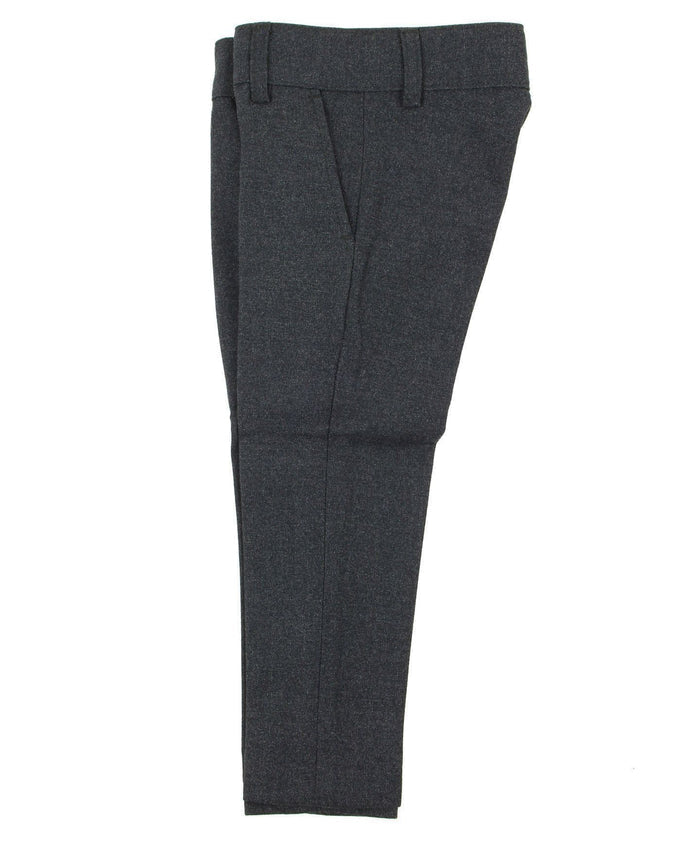 pants wool look reg fit - dark grey