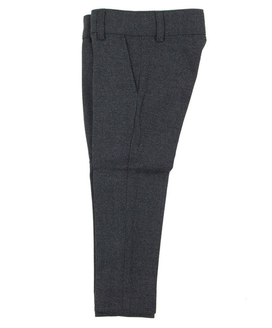 pants wool look reg fit - dark grey