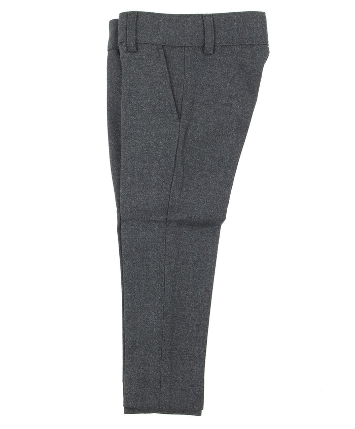 pants wool look reg fit - medium grey