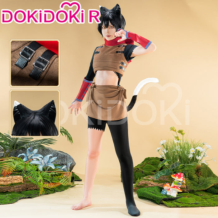 【Partial Ready For Ship】【Size S-3XL】DokiDoki-R Anime Delicious in Dungeon Cosplay Izutsumi Costume Cat
