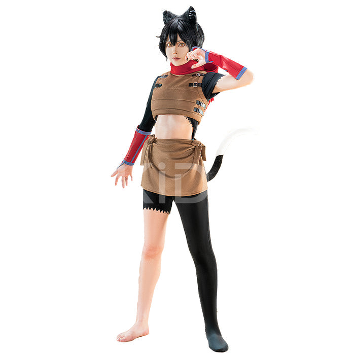 【Partial Ready For Ship】【Size S-3XL】DokiDoki-R Anime Delicious in Dungeon Cosplay Izutsumi Costume Cat