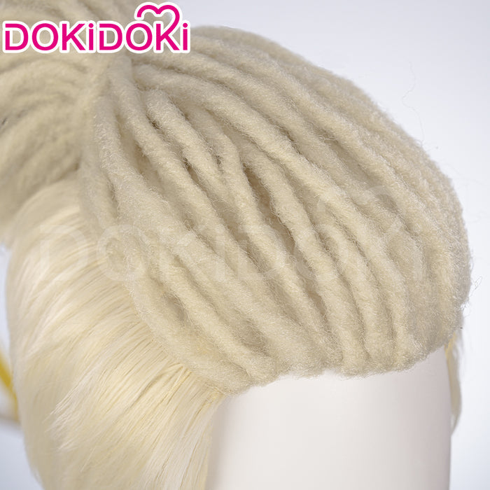 【Partially Ready For Ship】DokiDoki Game Wig / Mask Short Straight White Hair
