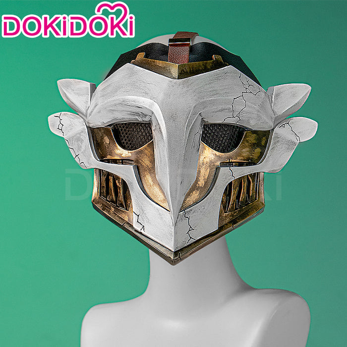 【Partially Ready For Ship】DokiDoki Game Wig / Mask Short Straight White Hair