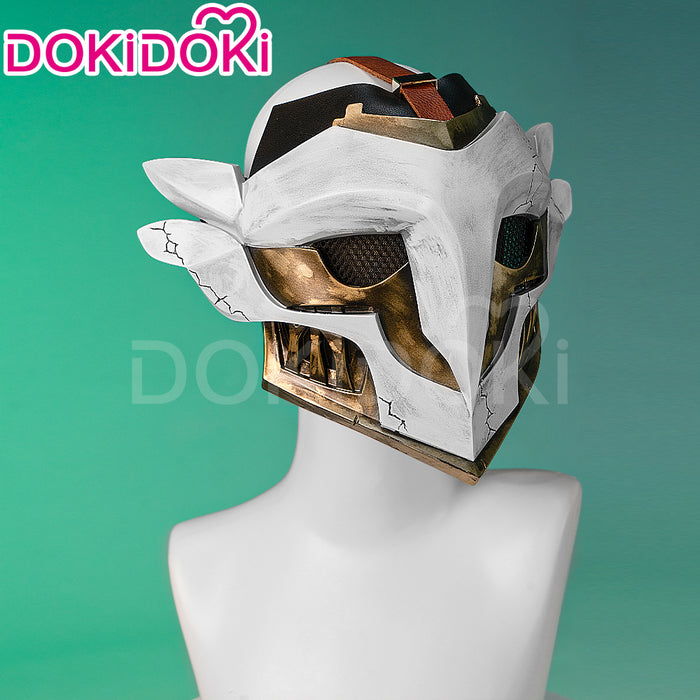 【Partially Ready For Ship】DokiDoki Game Wig / Mask Short Straight White Hair