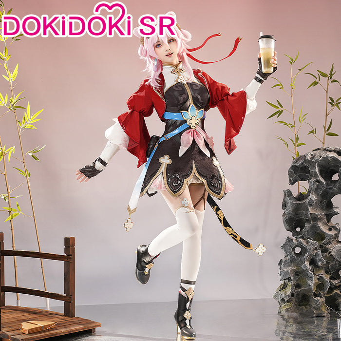 【Partially Ready For Ship】DokiDoki-SR Game Honkai: Star Rail Cosplay Imaginary Hunt March 7th Costume XianZhou SP
