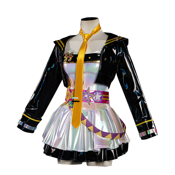 【Partially Ready For Ship】【Size S-2XL】Dokidoki-R Vsinger Cosplay Kagamine Rinn Costume Muse Dash