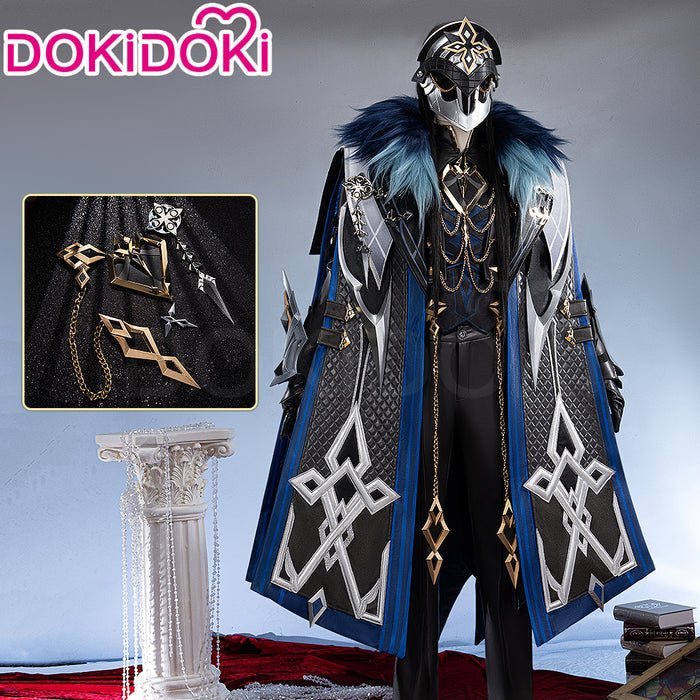 【Partially Ready For Ship】【Size S-4XL】DokiDoki Game Genshin Impact Cosplay II Capitano Costume The Captain / Cape
