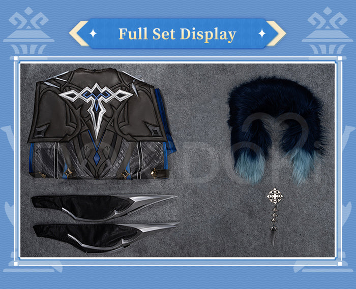 【Partially Ready For Ship】【Size S-4XL】DokiDoki Game Genshin Impact Cosplay II Capitano Costume The Captain / Cape