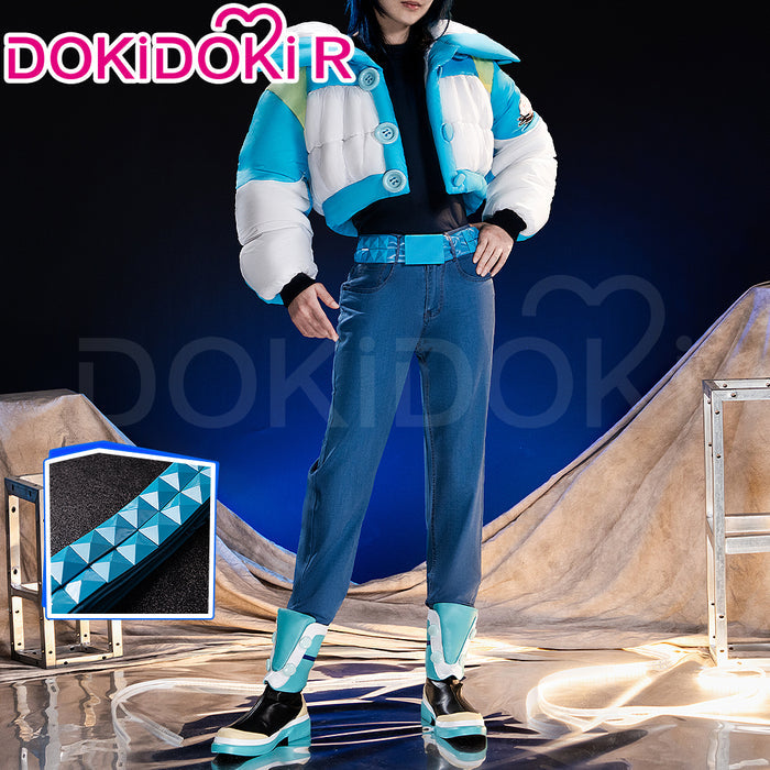 【Partially Ready For Ship】【Size XS-2XL】DokiDoki-R Game DRAMAtical Murder Cosplay Seragaki Aoba Costume Coat Halloween