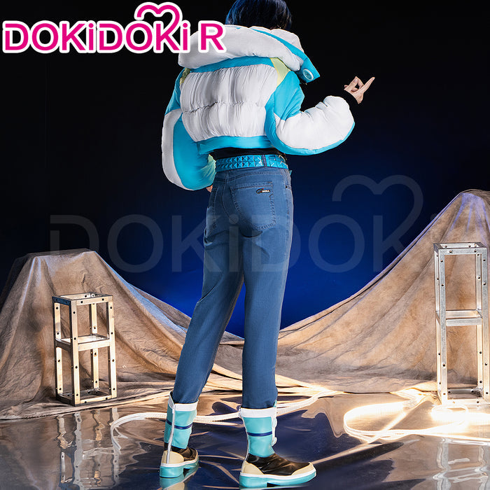 【Partially Ready For Ship】【Size XS-2XL】DokiDoki-R Game DRAMAtical Murder Cosplay Seragaki Aoba Costume Coat Halloween