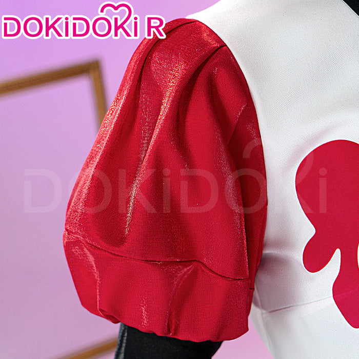 【Partially Ready For Ship】【Size XS-3XL】DokiDoki-R Anime Hell Hotel Cosplay Costume Red White Black Maid Dress Halloween