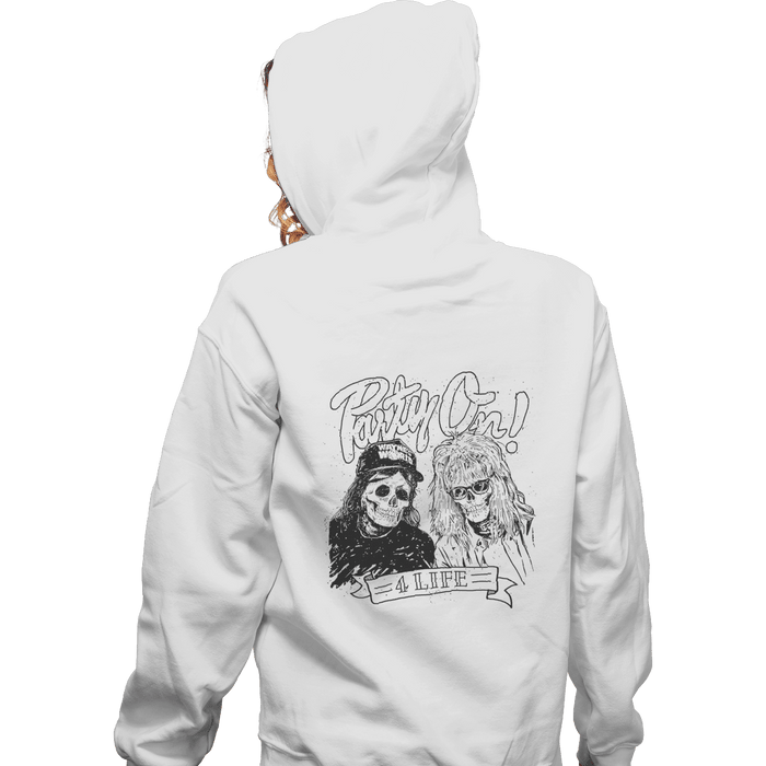 Zippered Hoodies, Unisex / Small / White