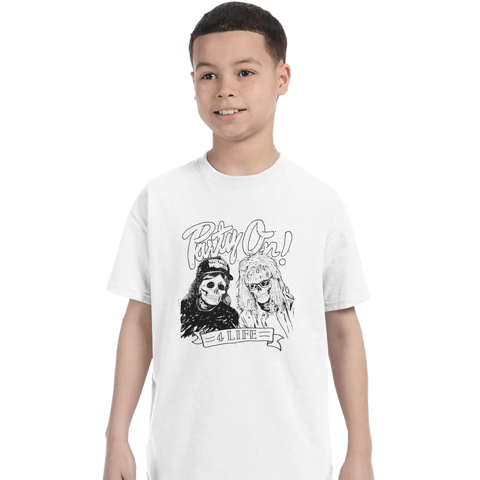 Shirts T-Shirts, Youth / XL / White Party On 4 Life