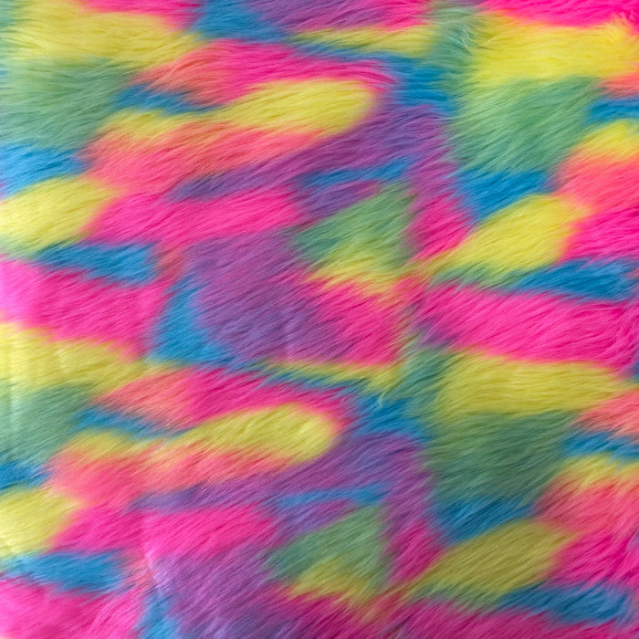 Neon Pastel / Faux fur