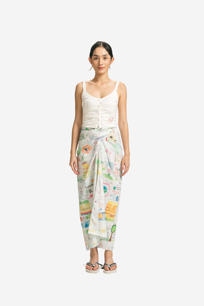 "Pesan Bumi" - Wrap Skirt