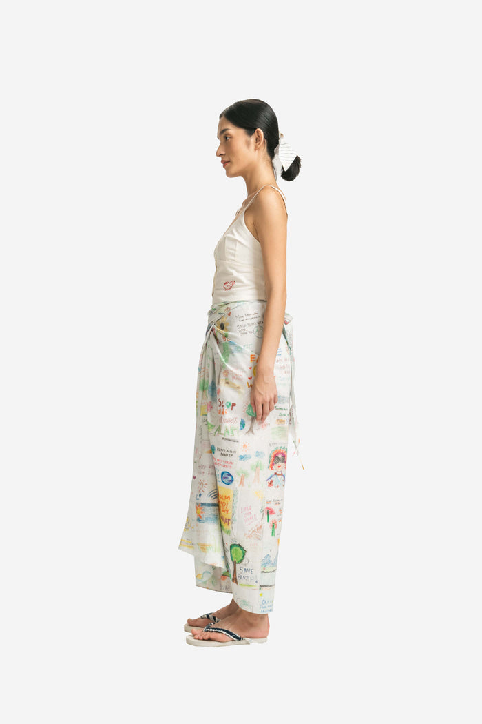 "Pesan Bumi" - Wrap Skirt