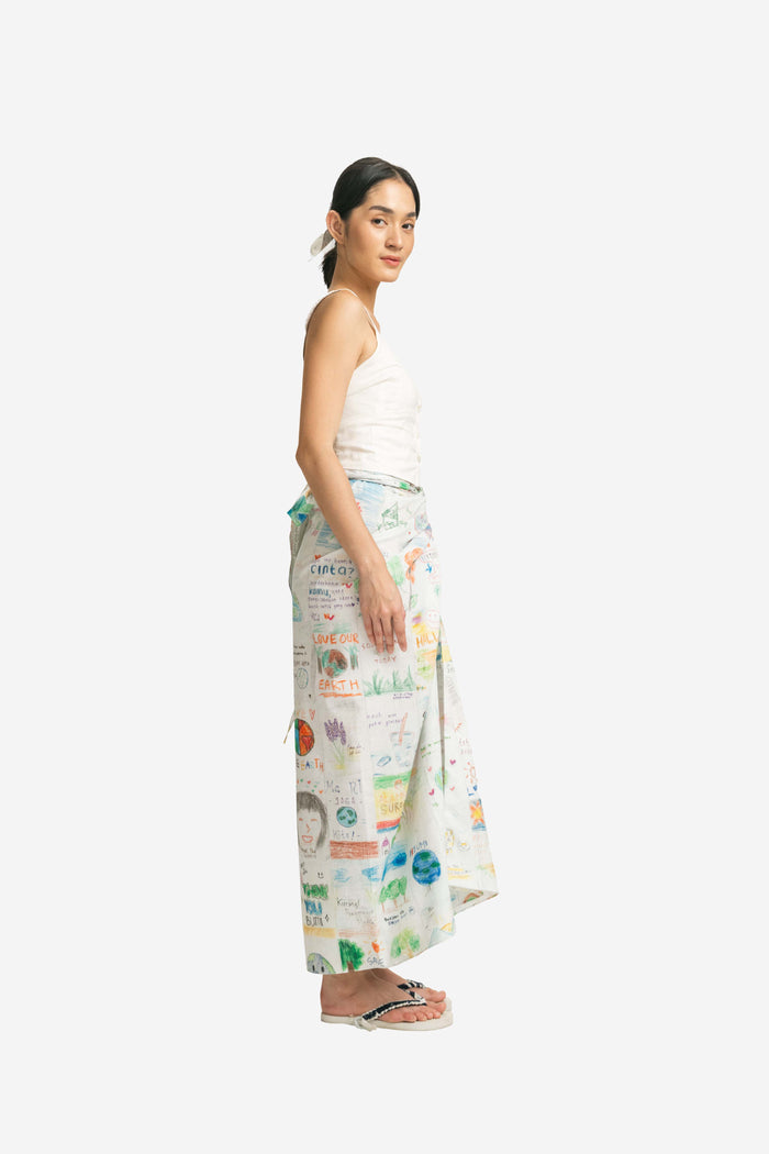 "Pesan Bumi" - Wrap Skirt