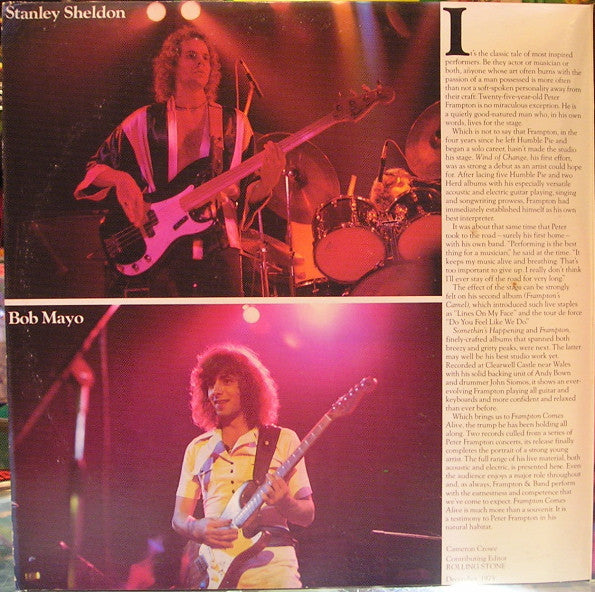 Peter Frampton - Frampton Comes Alive! (LP) [US] 1st (Very Good Plus (VG+))
