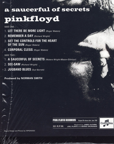Pink Floyd - A Saucerful Of Secrets (LP) [US] 2016 RP