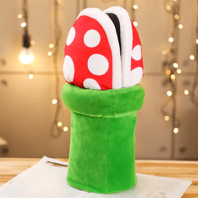 Piranha Flower Plush Slippers