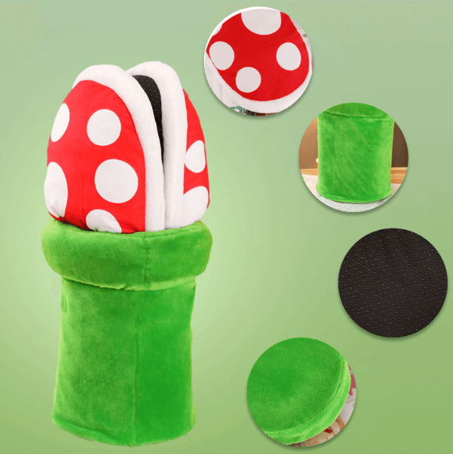 Piranha Flower Plush Slippers